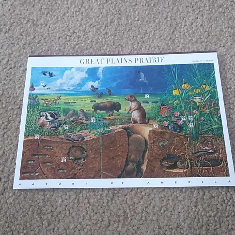 Stamps Great Plains Prairie 10X$0.34